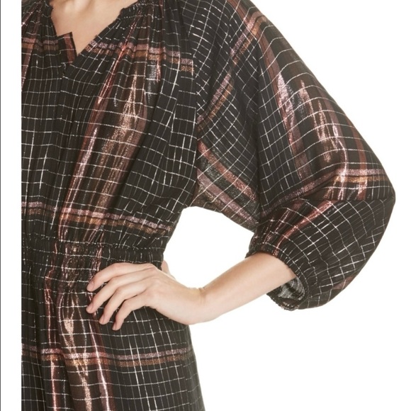 Apiece Apart Quincy Metallic Jumpsuit Onesie Formal Party Mobwife - Picture 3 of 16